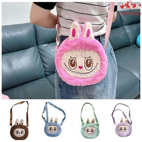 Valentine Labubu Crossbody Bag Cartoon Coin Purse Labubu Shoulder Bag