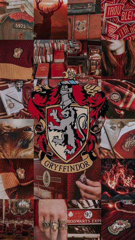 Gryffindor Aesthetic Harry Potter Hogwarts Harry Potter Wallpaper