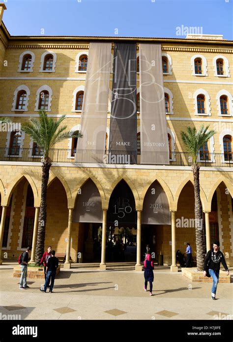 Inside The Campus Of The American University Of Beirut Aub Ras