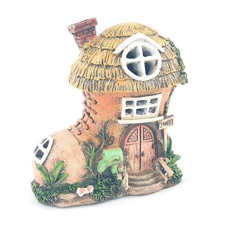 Fairy Boot House Lights Up Fairy Friends Clay Fairies Fairy