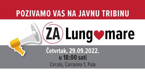 Zelena Istra Poziv Na Javnu Tribinu Za Lungomare