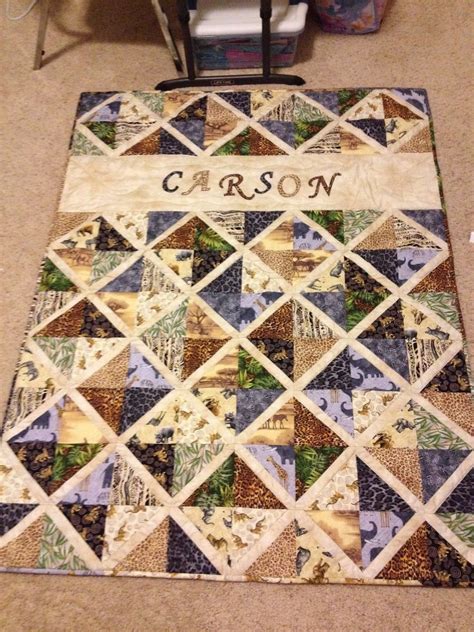 Custom Made Personalized Baby Quilt EBay In 2021 Baby Quilts