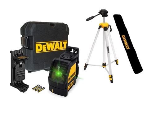 Dewalt Dw Cg Green Cross Line Laser Level Self Levelling Bracket