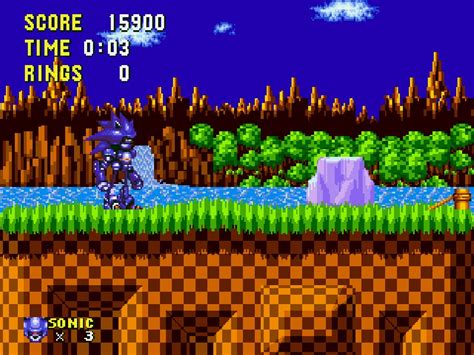 Создать мем Sonic Green Hill Zone Sega Genesis Sonic The Hedgehog