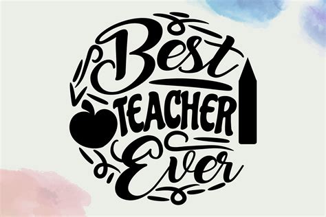 Best Teacher Ever Graphic By Maxart Creative Fabrica