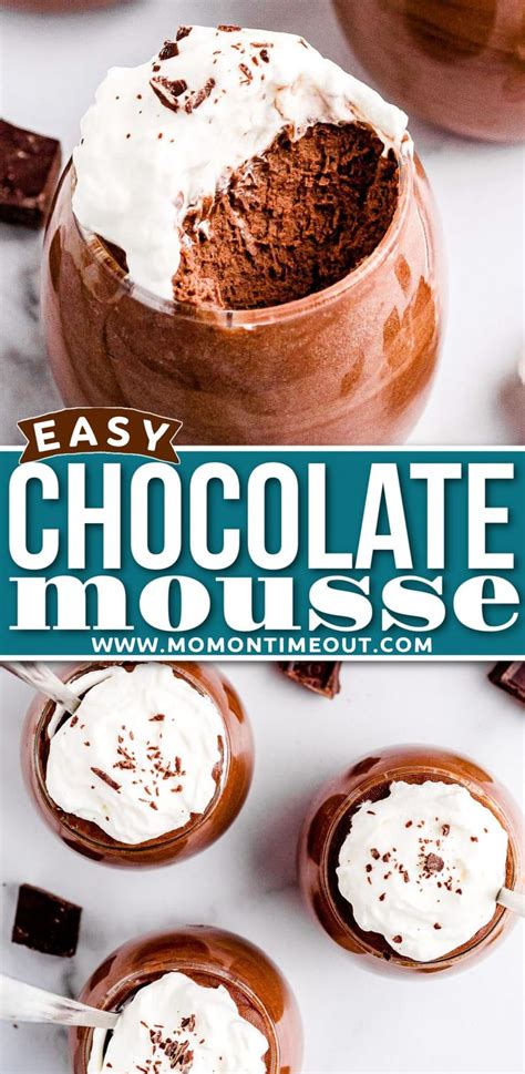 This Incredible Chocolate Mousse Is So Decadent Yet Light And Airy At The Same Time With Jus