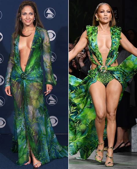 Jennifer Lopez Closes Versace Show Wearing A Sexier Version Of Her