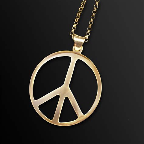 PEACE SIGN NECKLACE