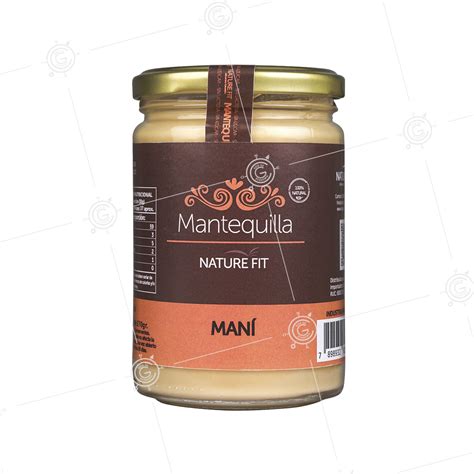 MANTEQUILLA DE MANI NATURE FIT NATURAL 400GR Casa Grütter