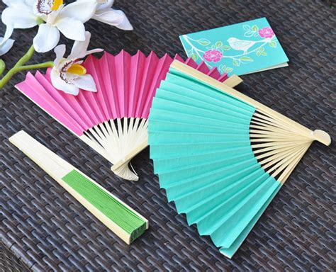 Paper Fan Hand Fan Wedding Fans Paper Hand Fan Paper Wedding Fan Beach Fan Favors Beach Wedding ...