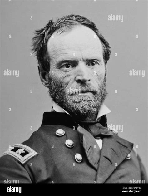 Major General William T Sherman Commander Of The Union Armies Of