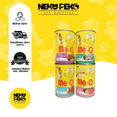 Jual MEO Wetfood Kaleng 400 Gr Makanan Basah Kaleng Kucing Shopee