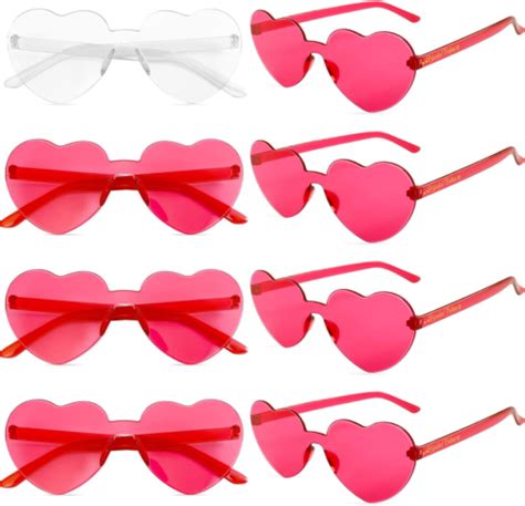 Heart Sunglasses Bachelorette Party Rimless Bride Glasses Bridal