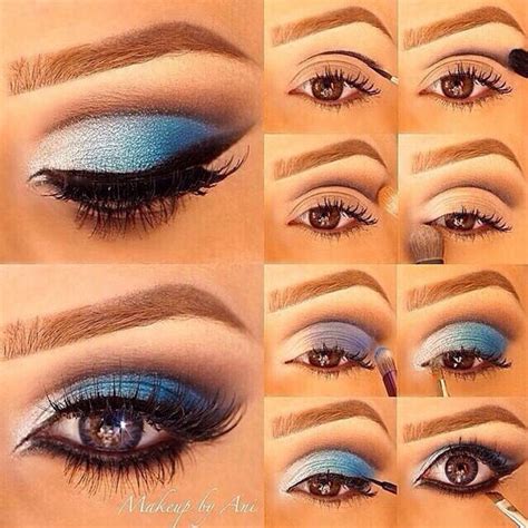 Part 1 30 Easy Eyeshadow Ideas Step By Step Tutorial Kikaysikat Blue Eyeshadow Makeup