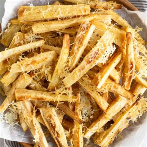 Easy Parmesan Roasted Parsnips - Eat the Gains