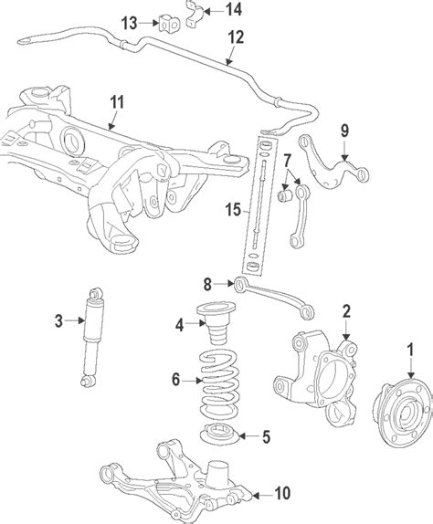 2008 Gmc Acadia Rear Suspension Diagram Diagramwirings