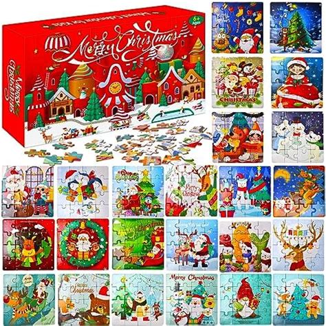 Advent Calendar 2024 Christmas Jigsaw Puzzles 24 Days