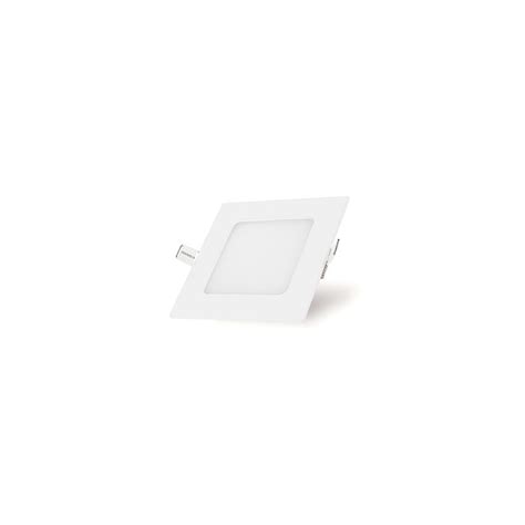 Downlight Led Empotrable Blanco W Cuadrado Cm Luz C Lida