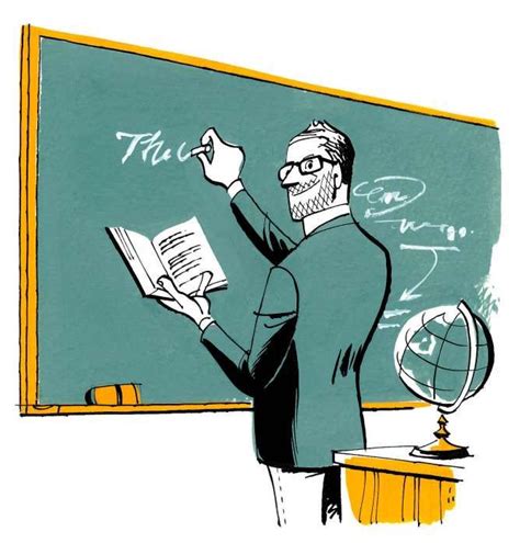 Observation | Teachers illustration, Character illustration, Retro illustration