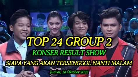 Siapa Yang Akan Tersenggol Nanti Malam Top Group Konser Result