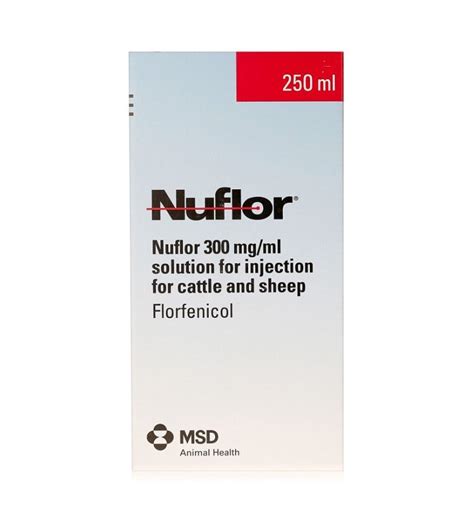 Nuflor (Florfenicol) Injectable Solution For Cattle Merck