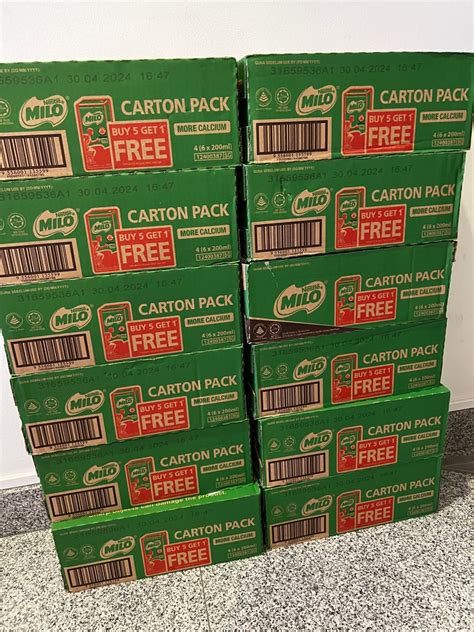 Exp Milo Uht X Ml Carton Food Drinks Beverages On