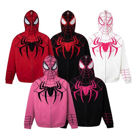 Harajuku Spiderman Hoodie Spiderman Hoodie Hoodies Men Hoodies Womens