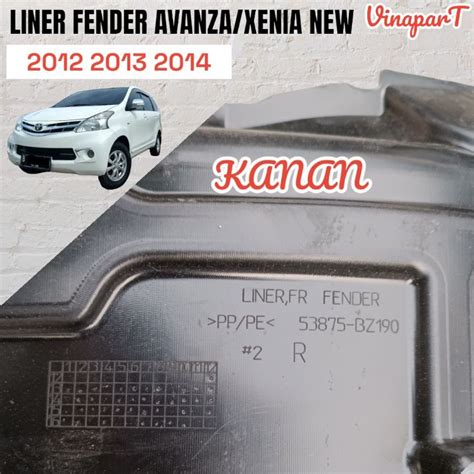 Jual Liner Fender Depan Avanza Xenia New Kanan Kiri