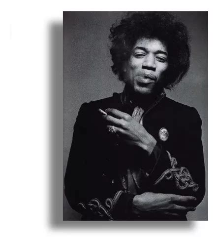 Cuadro Canvas Personalizado X Cm Jimi Hendrix Cuotas Sin Inter S