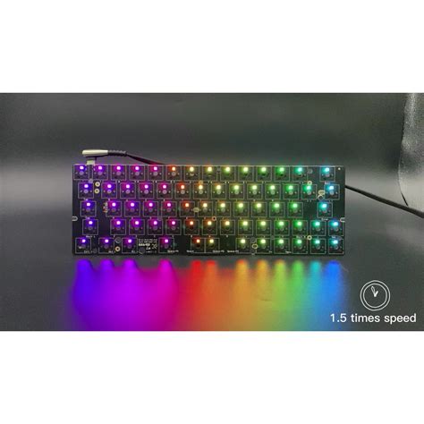 GK64Xs 65 Printed Circuit Board Design Hot Swap Type C Wireless Bt Rgb