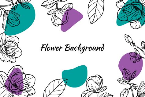 Modern Background Magnolia Flower Svg Graphic By Nurdesign99 · Creative