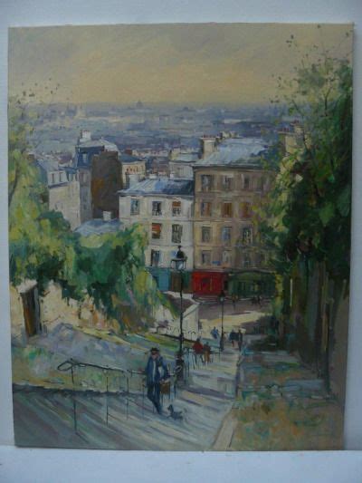 Robert Ricart Artiste Peintre Paris Montmartre Paris Robert Artist