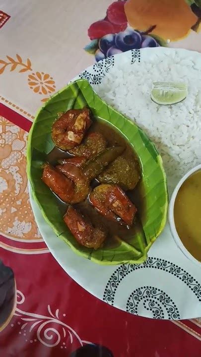 আজকের দুপুরের মেনু Bengali Lunch Thali Shorts Youtube