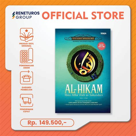 Jual Rene Turos Buku Terjemahan Turos Pustaka Al Hikam Hard Cover