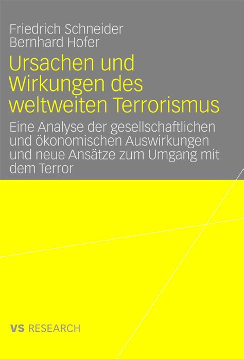 Ursachen Und Wirkungen Des Weltweiten Terrorismus Pdf Ebook Kaufen