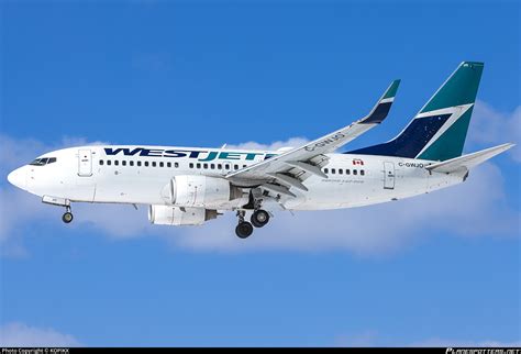 C Gwjo Westjet Boeing Ct Wl Photo By Kopikx Id