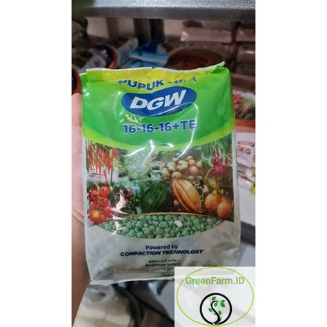 Jual Pupuk NPK DGW 16 16 16 TE 1 Kg Shopee Indonesia