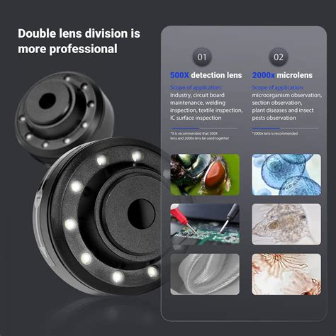 Digital Microscope 2000x KentFaith 500W Pixel Portable - KENTFAITH