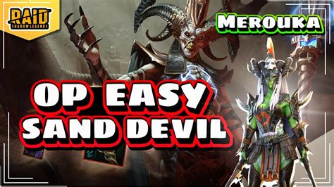 Super Easy Merouka Sand Devil Team Level 24 Raid Shadow Legends