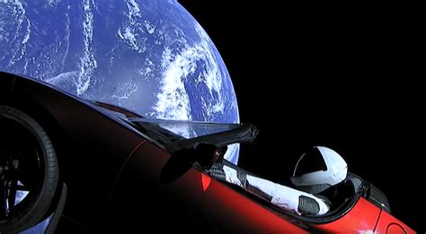 See The Crazy Photos Of Elon Musk S Red Tesla Orbiting Space TIME