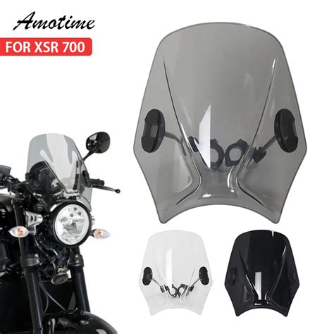 For Xsr Accessories Motorcycle Adjustable Wind Screen Windshield For