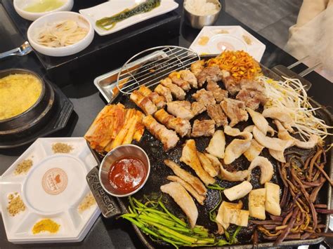 마산 양덕동 맛집 조선부뚜막 구워주는 고기집 푸짐한 돼지고기한판 네이버 블로그