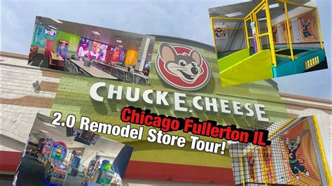 Chuck E Cheese’s Chicago Fullerton Il 2 0 Remodel Store Tour Trampoline Zone Youtube