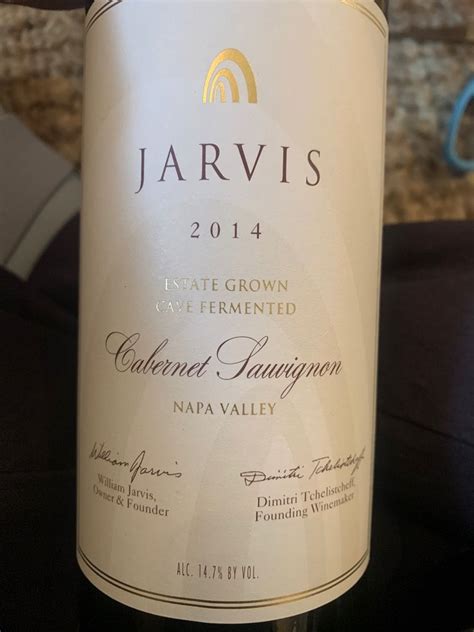 2014 Jarvis California Winery Cabernet Sauvignon Usa California