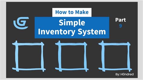 GDevelop Simple Inventory System Tutorial Part 9 Adding Inventory