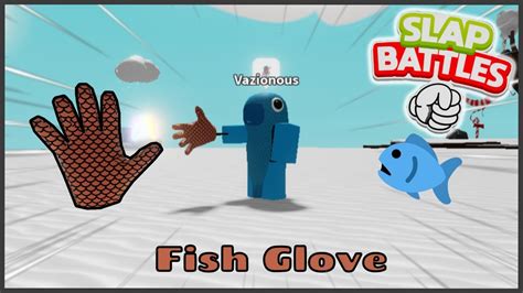 Flopping Around With Fish Glove In Slap Battles Roblox Youtube