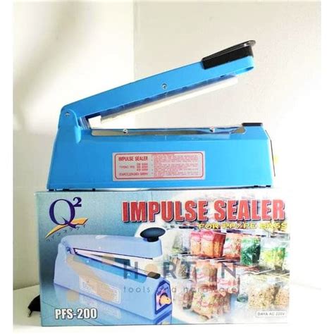 Jual Impulse Sealer Q2 20CM Tipe 8200 Alat Press Plastik Kemasan Kue