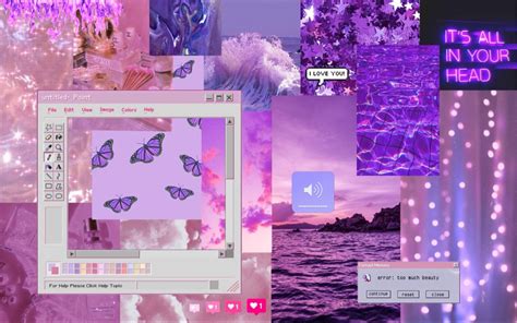 MacBook Wallpaper Aesthetic Collage Papel De Parede Do Notebook