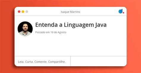 Entenda A Linguagem Java