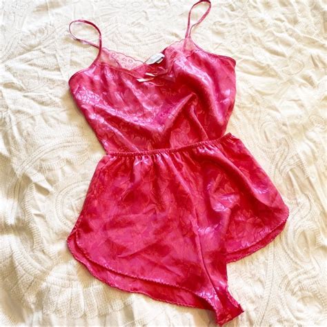 Vintage Intimates Sleepwear Vintage S Satin Lingerie Piece Sleepwear Set Poshmark